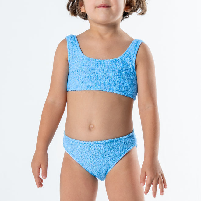 Little Aster Light Blue Crinkle