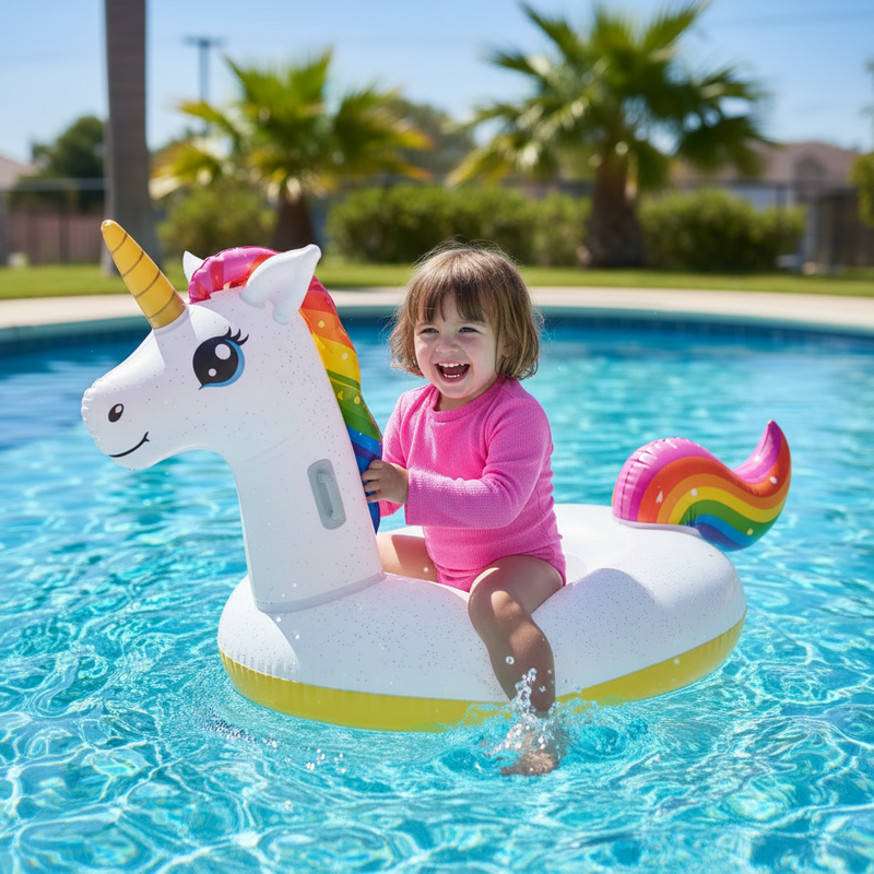 Little Maya Top Pink Crinkle Kids Swim Top