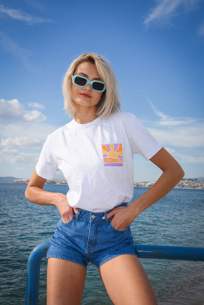 T-shirt Sun Basic White