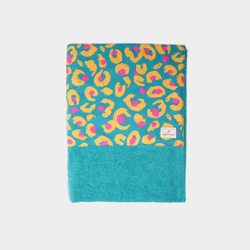Leo Green Beach Towel